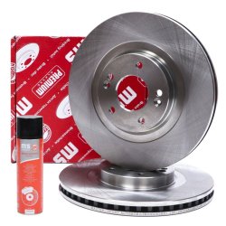 Brake Disc + Cleaner MASTER-SPORT 24012802481-SET-MSP OE Ref 517122P700 MASTER SPORT