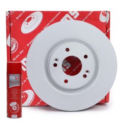 Brake Disc Set + Cleaner MASTER-SPORT 24012802581PR-PCS-MSP OE Ref 517122T100 MASTER SPORT