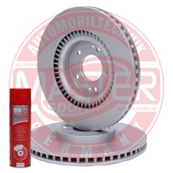 Brake Disc Set + Cleaner MASTER-SPORT 24012802581PR-SET-MSP OE Ref 517122T100 MASTER SPORT