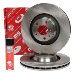Brake Disc Set + Cleaner MASTER-SPORT 24013001761-SET-MSP OE Ref 4F0615301F MASTER SPORT