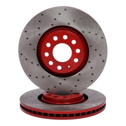 Brake Disc Set MASTER-SPORT 24013001851SE-SET-MS OE Ref 8E0615301AE MASTER SPORT