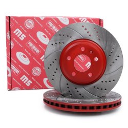 Brake Disc Set MASTER-SPORT 24013001931SE-SET-MS OE Ref 8K0615301A MASTER SPORT
