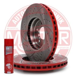Brake Disc + Cleaner MASTER-SPORT 24013001931SE-SET-MSP OE Ref 8K0615301A MASTER SPORT