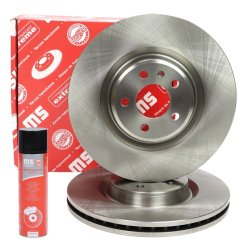 Brake Disc Set + Cleaner MASTER-SPORT 24013002221-SET-MSP OE Ref 4G0615301Q MASTER SPORT