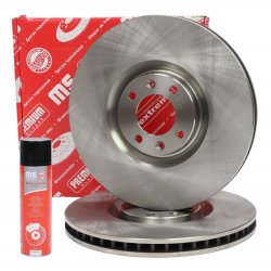 Brake Disc Set + Cleaner MASTER-SPORT 24013002301-SET-MSP OE Ref 1611841480 MASTER SPORT
