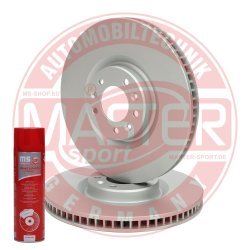 Brake Disc + Cleaner MASTER-SPORT 24013002411-SET-MSP OE Ref 9804605780 MASTER SPORT