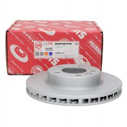 Left Brake Disc Set MASTER-SPORT 24013201171PR-PCS-MS OE Ref 7L6615301P MASTER SPORT