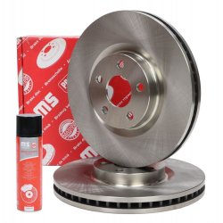 Brake Disc Set + Cleaner MASTER-SPORT 24013201891-SET-MSP OE Ref 2019816 MASTER SPORT