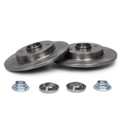 Brake Disc Set MASTER-SPORT 2411252387B-SET-MS OE Ref 1611840880 MASTER SPORT