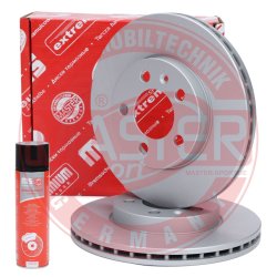 Brake Disc Set + Cleaner MASTER-SPORT 24112526631PR-SET-MSP OE Ref 2Q0615301G MASTER SPORT