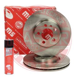 Brake Disc + Cleaner MASTER-SPORT 24112526640-SET-MSP OE Ref 2Q0615301H MASTER SPORT
