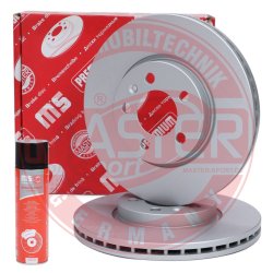 Brake Disc + Cleaner MASTER-SPORT 24112526641PR-SET-MSP OE Ref 2Q0615301H MASTER SPORT
