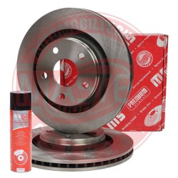 Brake Disc Set + Cleaner MASTER-SPORT 24112526781-SET-MSP OE Ref 68040177AA MASTER SPORT