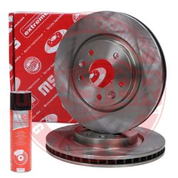 Brake Disc Set + Cleaner MASTER-SPORT 24112527271-SET-MSP OE Ref 402064BA0A MASTER SPORT