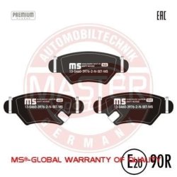Brake Pad Set MASTER-SPORT K6039762 OE Ref 1605025 MASTER SPORT