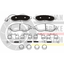 Brake Pad Set MASTER-SPORT K6048072 OE Ref 1612433880 MASTER SPORT