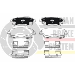 Brake Pad Set MASTER-SPORT K6072632 OE Ref 13301234 MASTER SPORT