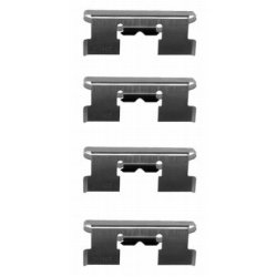 Brake Disc Pad Accessory Kit MINTEX MBA1017