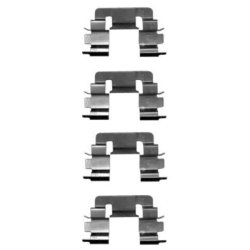 Brake Disc Pad Accessory Kit MINTEX MBA1229