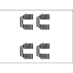 Brake Disc Pad Accessory Kit MINTEX MBA1232 OE Ref 1126857