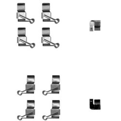 Brake Disc Pad Accessory Kit MINTEX MBA1238 OE Ref 0494726040