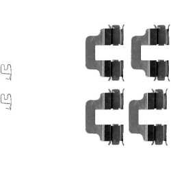 Brake Disc Pad Accessory Kit MINTEX MBA1245 OE Ref 71770125 MINTEX