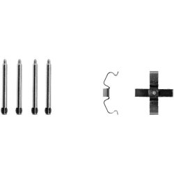 Brake Disc Pad Accessory Kit MINTEX MBA1266 MINTEX