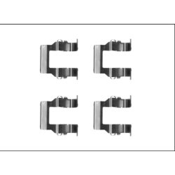 Brake Disc Pad Accessory Kit MINTEX MBA1279