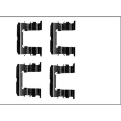 Brake Disc Pad Accessory Kit MINTEX MBA1632