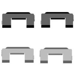 Brake Disc Pad Accessory Kit MINTEX MBA1646