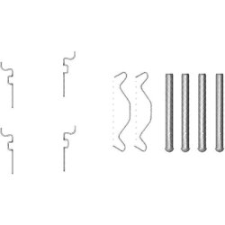 Brake Disc Pad Accessory Kit MINTEX MBA1683 OE Ref 0494820010 MINTEX