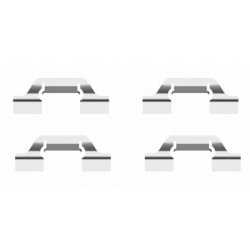 Brake Disc Pad Accessory Kit MINTEX MBA1685 OE Ref 1J0615231A MINTEX