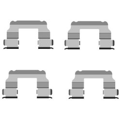 Brake Disc Pad Accessory Kit MINTEX MBA1689