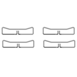 Brake Disc Pad Accessory Kit MINTEX MBA1691