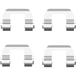 Brake Disc Pad Accessory Kit MINTEX MBA1693 OE Ref 581442F100