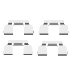 Brake Disc Pad Accessory Kit MINTEX MBA1698 OE Ref 410271417R