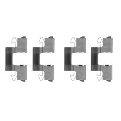 Brake Disc Pad Accessory Kit MINTEX MBA1714