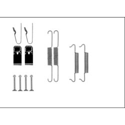 Handbrake Shoe Accessory Kit MINTEX MBA27