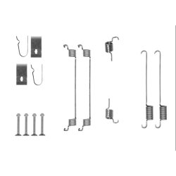 Brake Shoes Accessory Kit MINTEX MBA7 OE Ref 3L5Z2296DA