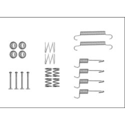 Handbrake Shoe Accessory Kit MINTEX MBA8