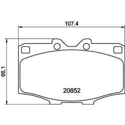 Brake Pad Set MINTEX MDB1139 OE Ref J0449135130 MINTEX