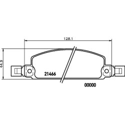 Brake Pad Set MINTEX MDB1140