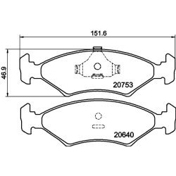 Brake Pad Set MINTEX MDB1175
