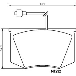 Brake Pad Set MINTEX MDB1232