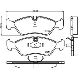 Brake Pad Set MINTEX MDB1386