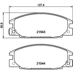 Brake Pad Set MINTEX MDB1421 OE Ref 8971143000