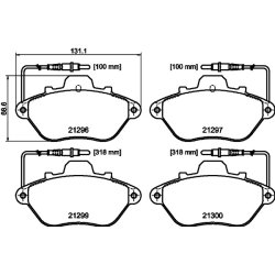 Brake Pad Set MINTEX MDB1426 OE Ref 425296