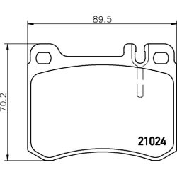 Brake Pad Set MINTEX MDB1444 OE Ref 0014208520 MINTEX