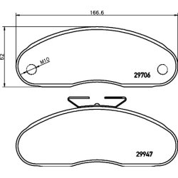 Brake Pad Set MINTEX MDB1471 OE Ref 069052941