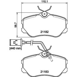 Brake Pad Set MINTEX MDB1484 OE Ref 5895983